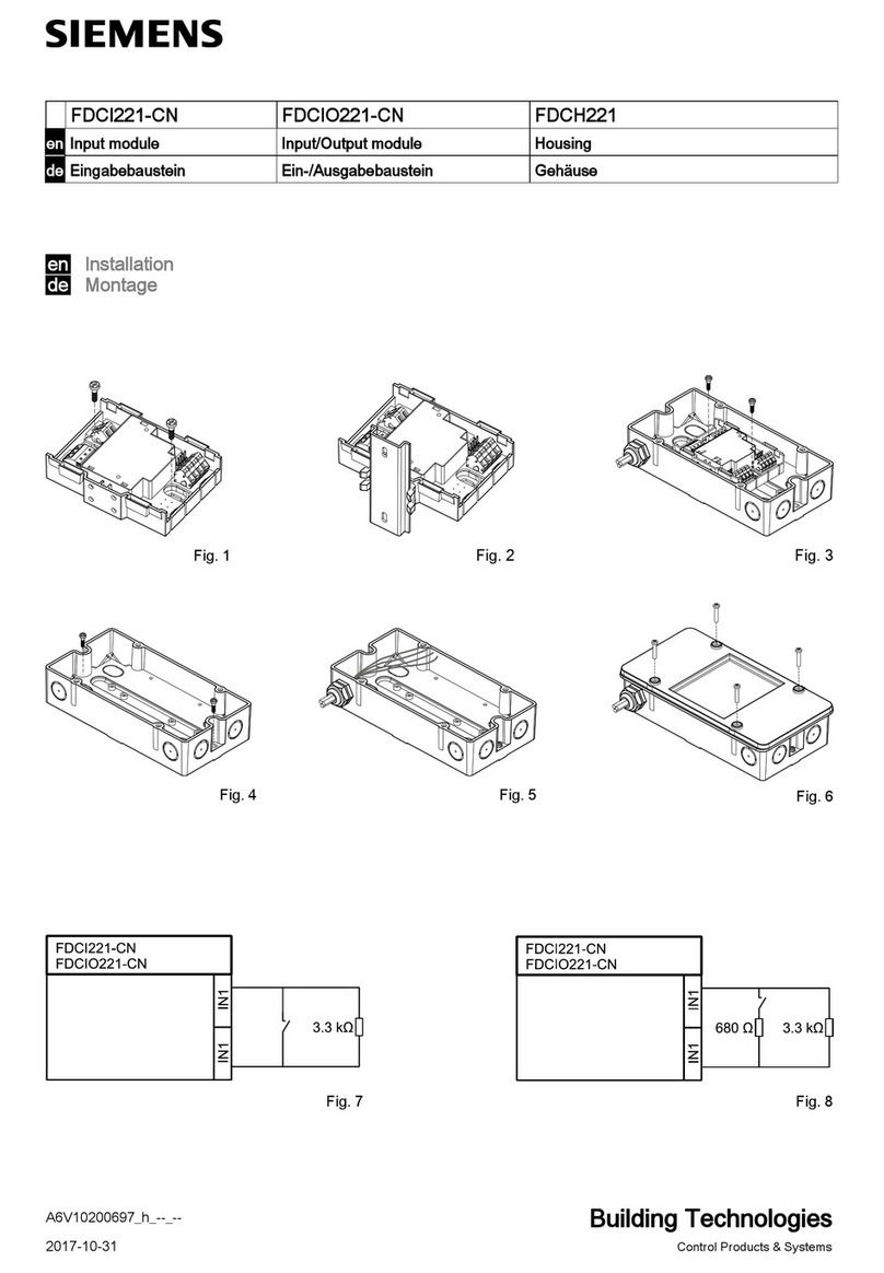 Siemens FDCI221-CN User manual