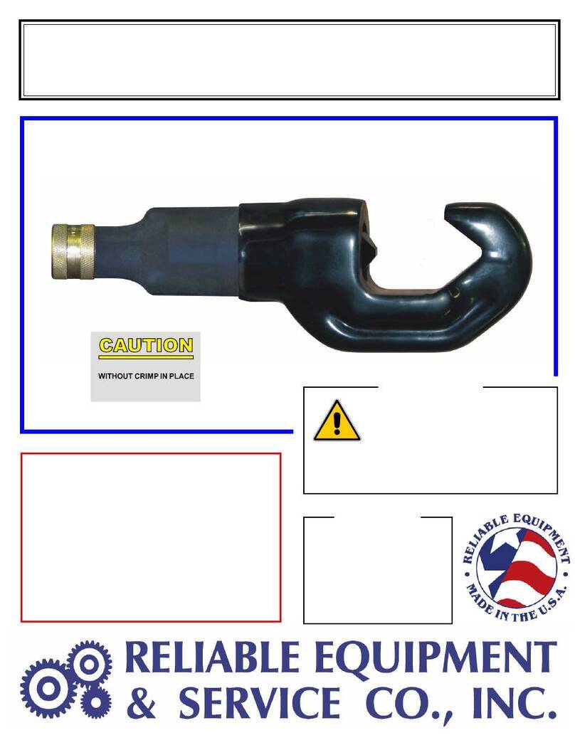 Reliable Equipment & Service REL-IND-10.5 Operator's guide