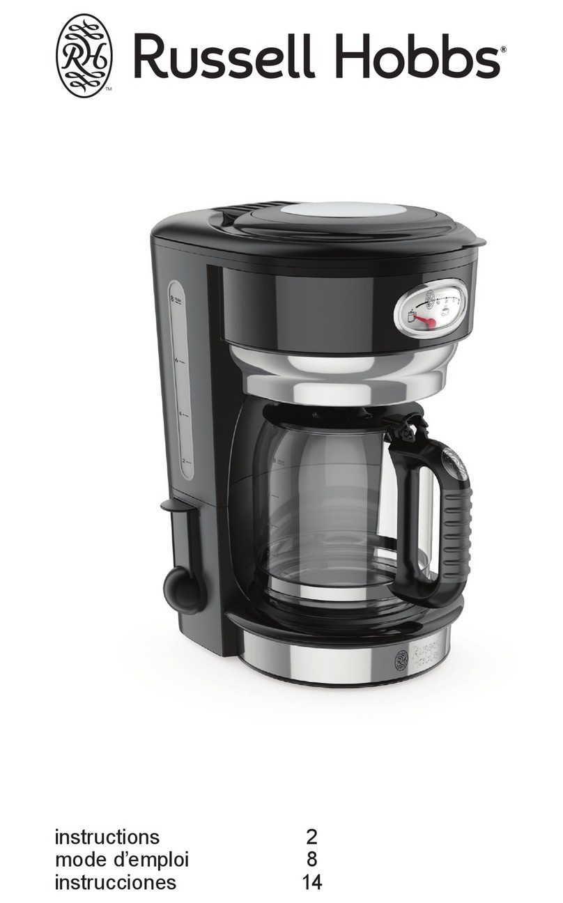 Russell Hobbs CM3100 Series instructions