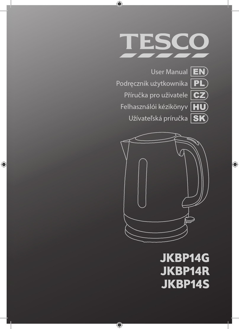 Tesco JKBP14G User manual