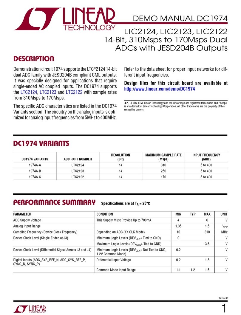 Linear Technology DC1974 Series Quick setup guide