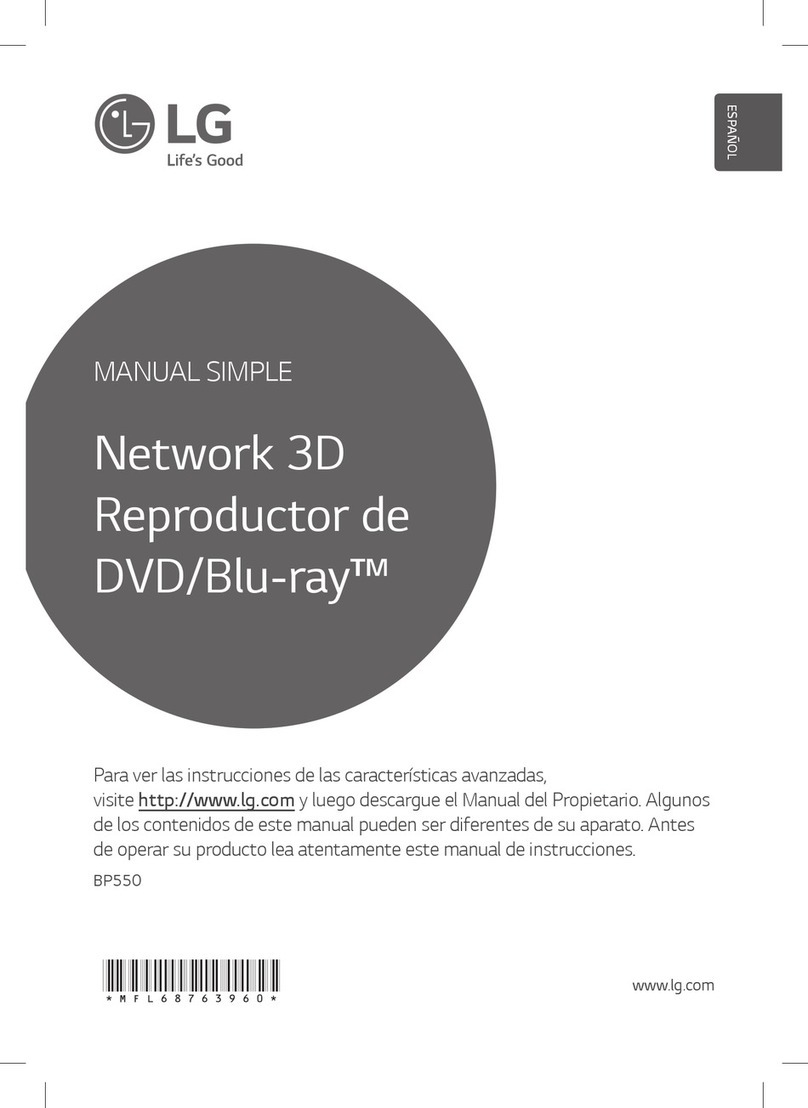 LG BP550 User manual