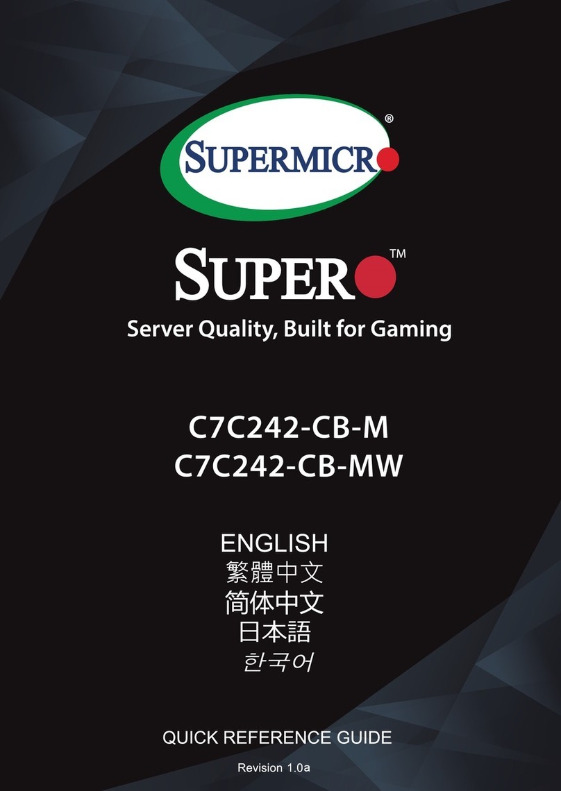 Supermicro C7C242-CB-M Quick reference guide