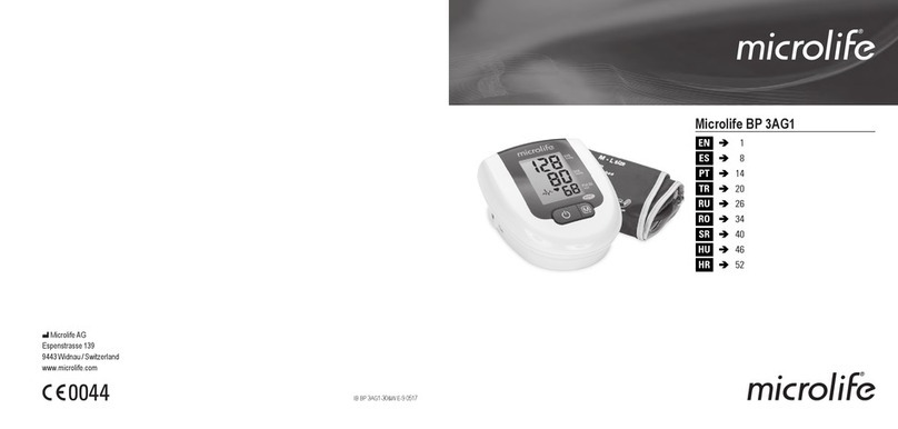 Microlife BP 3AG1 User manual