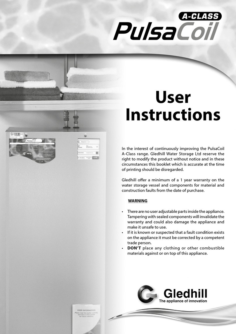 Gledhill Response A-Class PulsaCoil User instructions