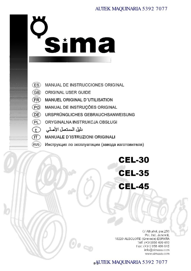 Sima CEL-30 Original user guide