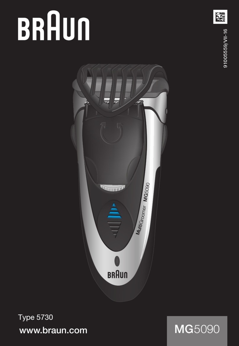 Braun MG5090 User manual