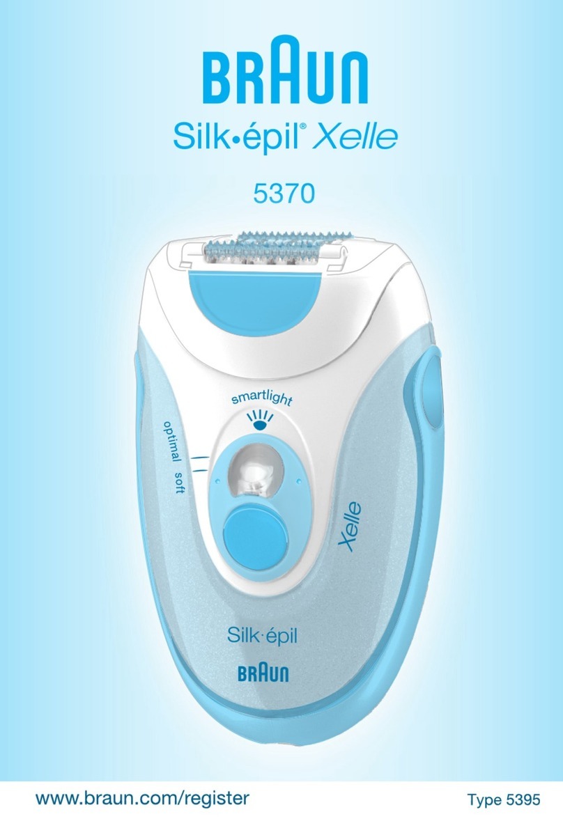 Braun Silk-epil Xelle 5370 manual
