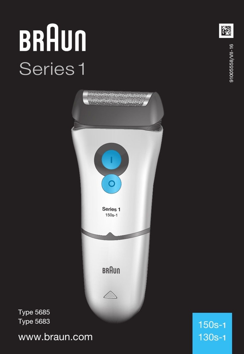 Braun Series 1 User manual