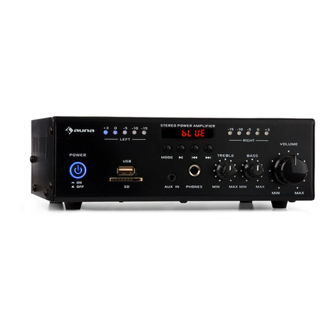 auna Amp4 BT SE User manual
