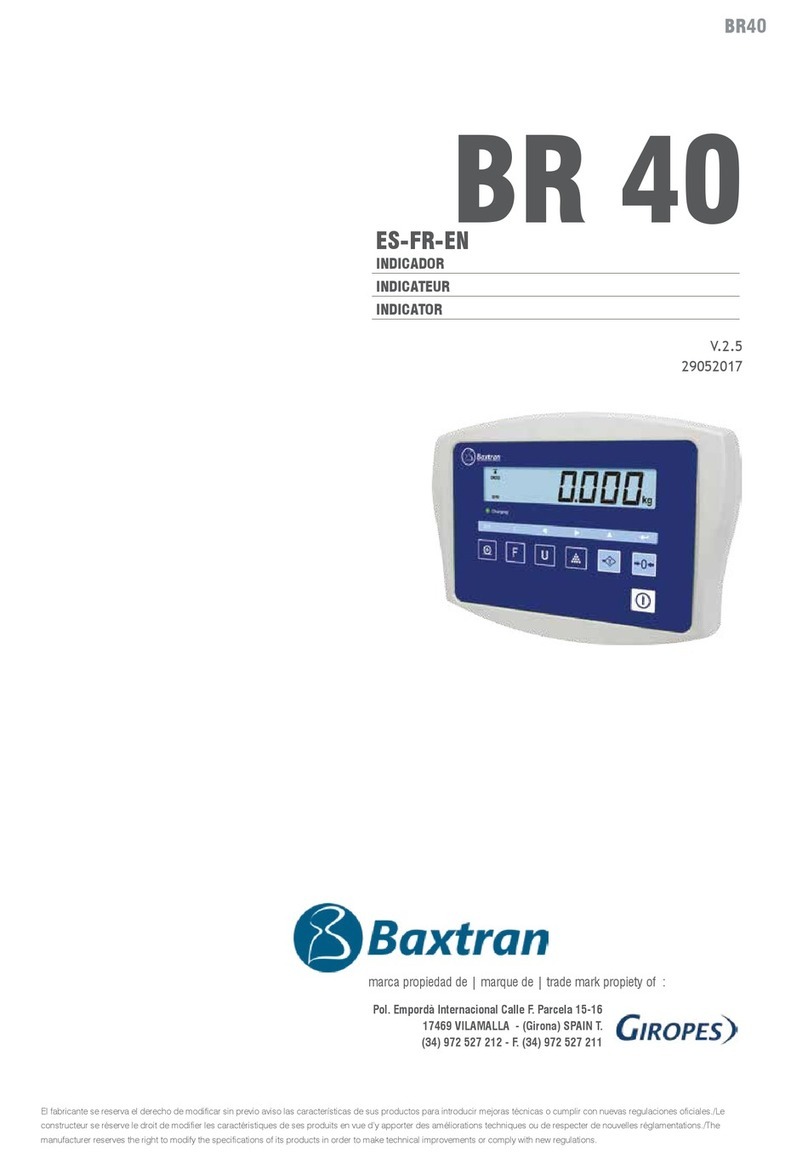 Baxtran BR40 Installation, Operation and Maintenance User’s Manual