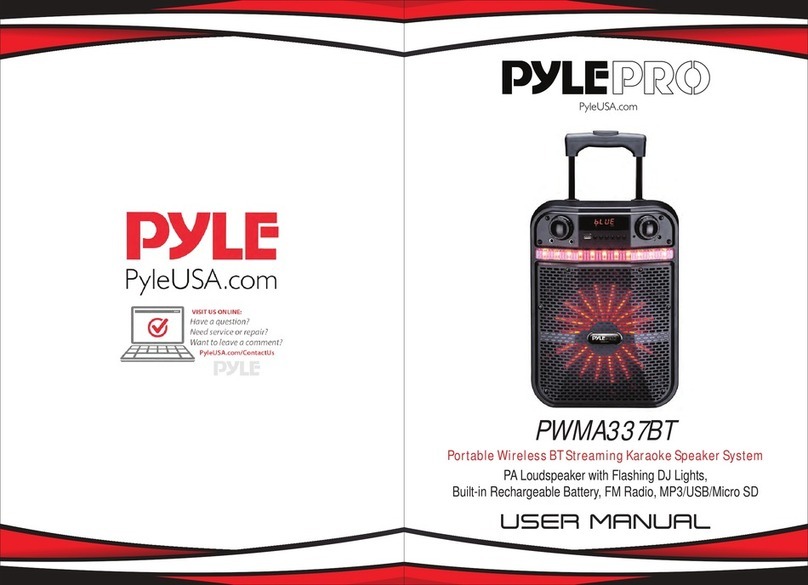 Pyle PWMA337BT User manual