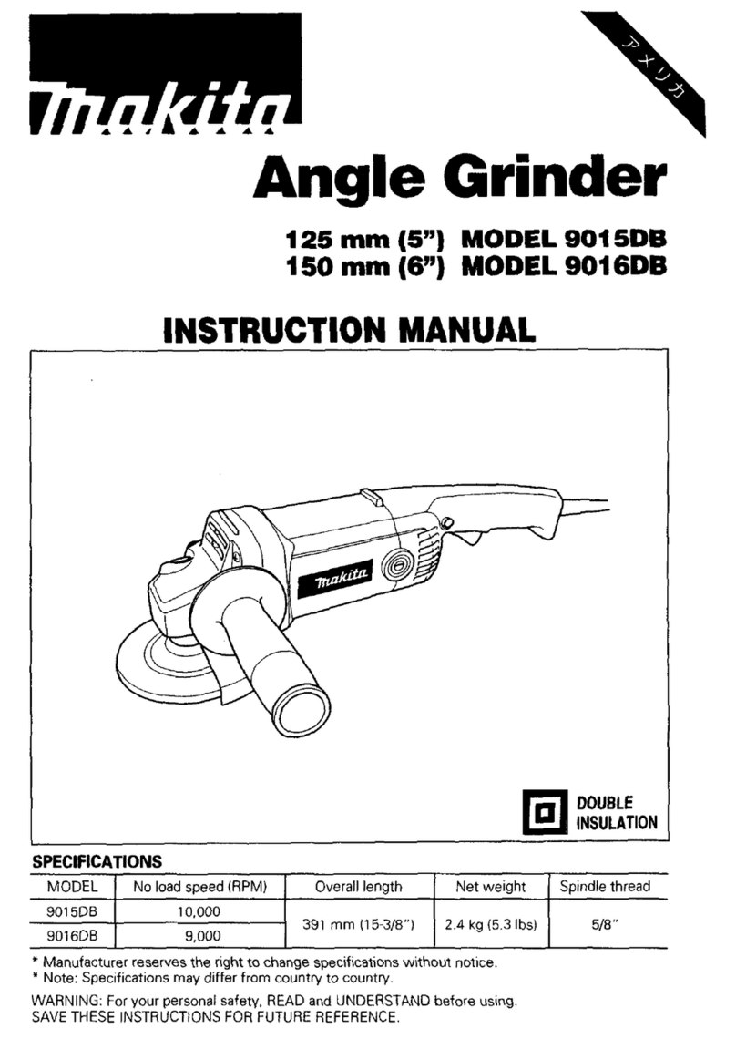 Makita 9015DB instruction manual