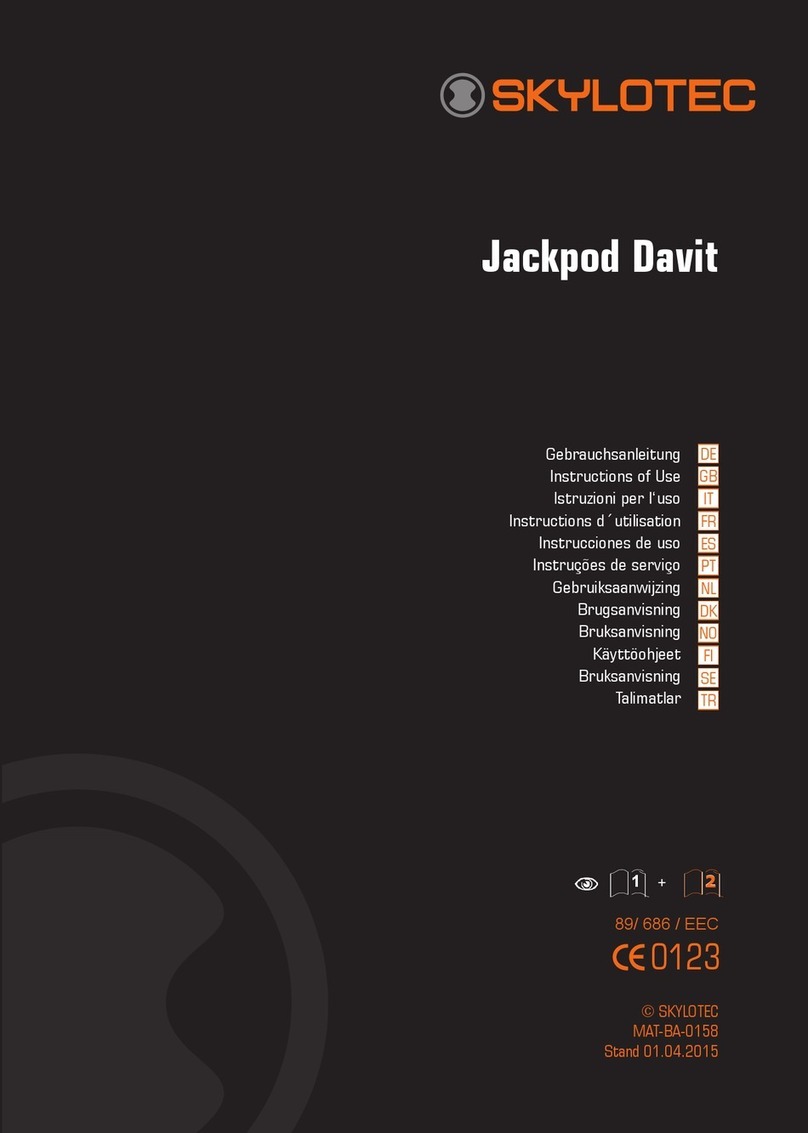 SKYLOTEC Jackpod Davit Instructions of use