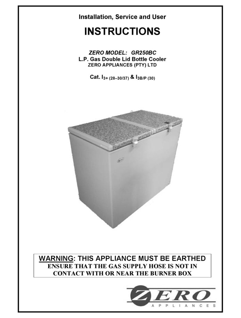 Zero GR250BC Manual