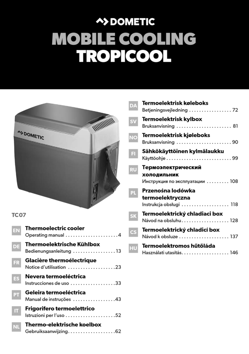Dometic MOBILE COOLING TROPICOOL TC07 operating manual