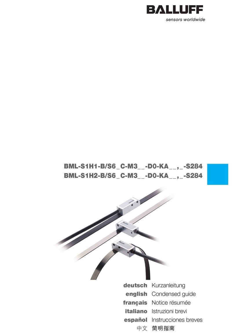 Balluff BML-S1H1-B/S6 Series User manual