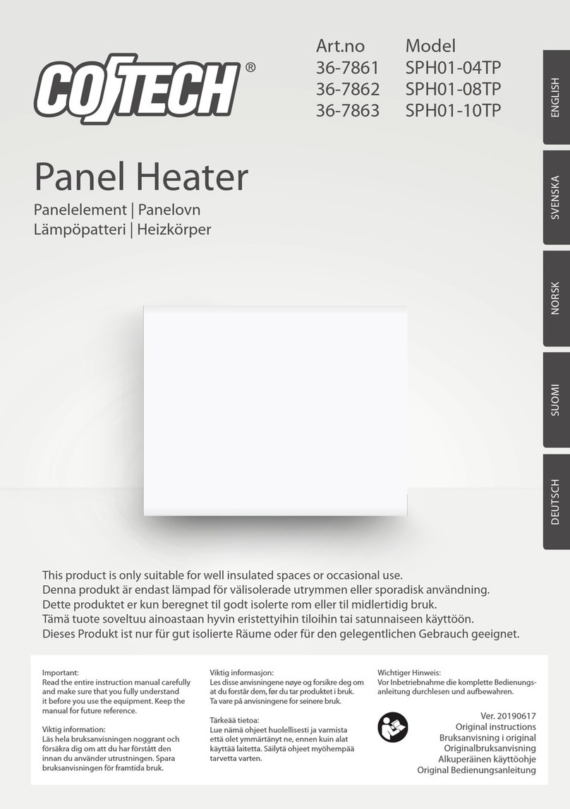 CO/Tech SPH01-04TP User manual