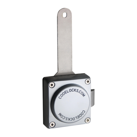 CODELOCKS KitLock Slam Latch User manual