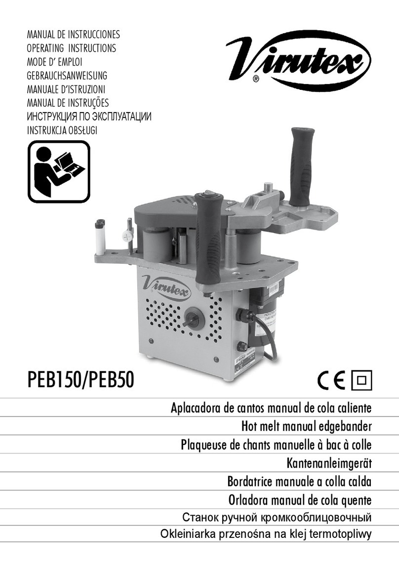 Virutex PEB150 operating instructions