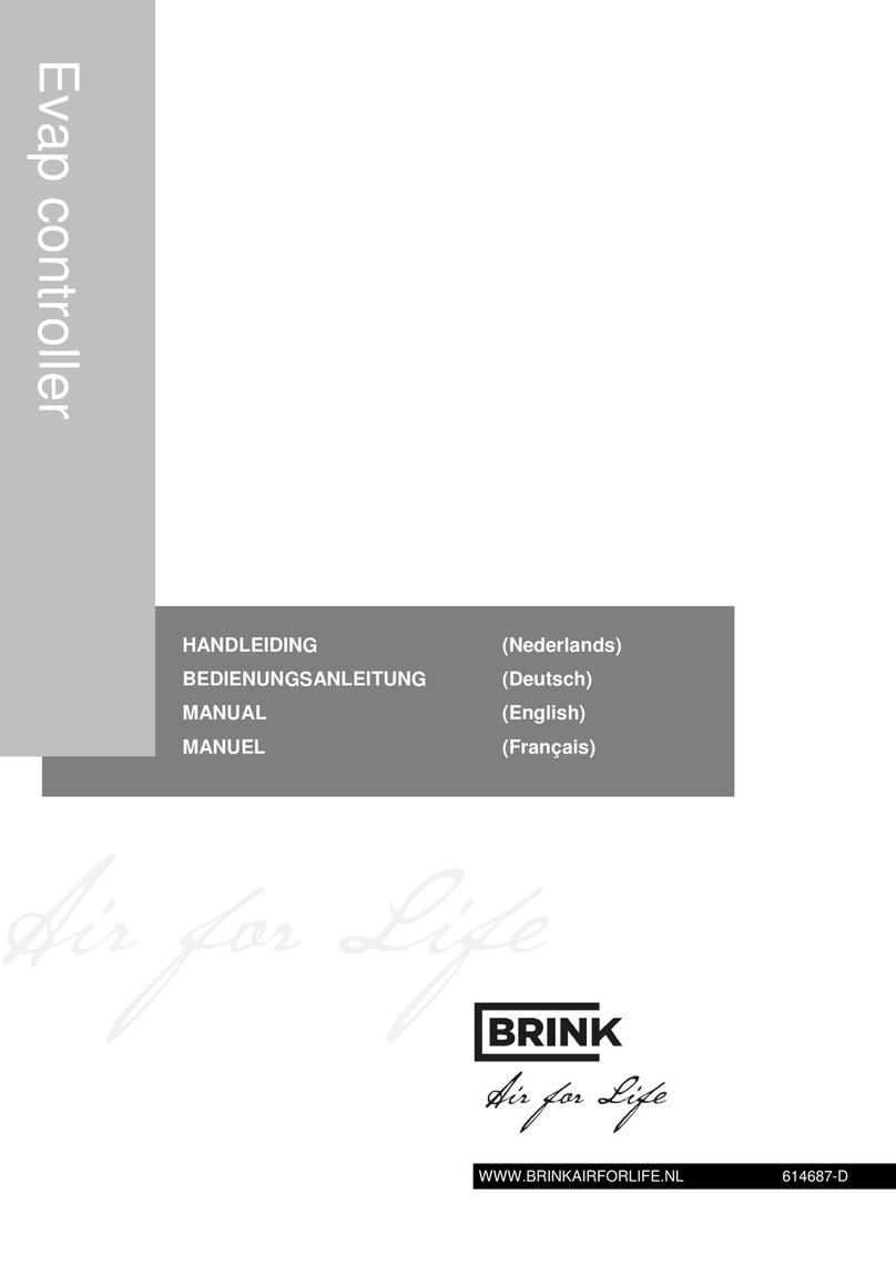 Brink Evap controller manual