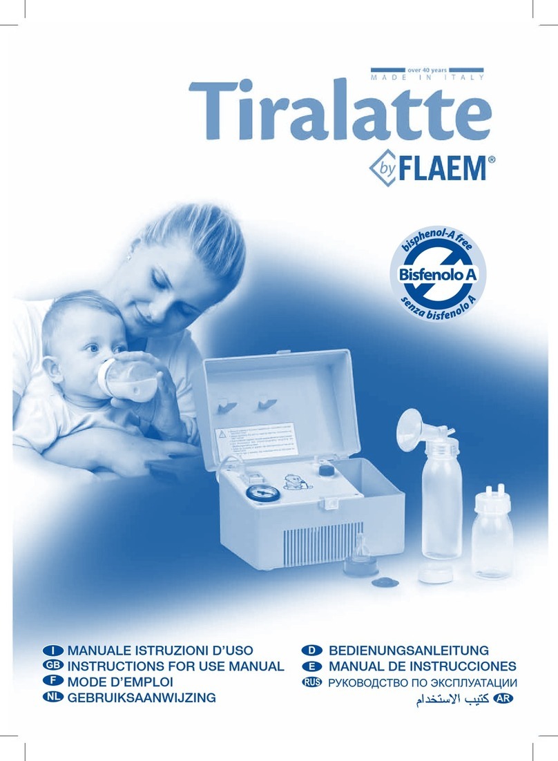 Flaem Tiralatte Instructions for use manual