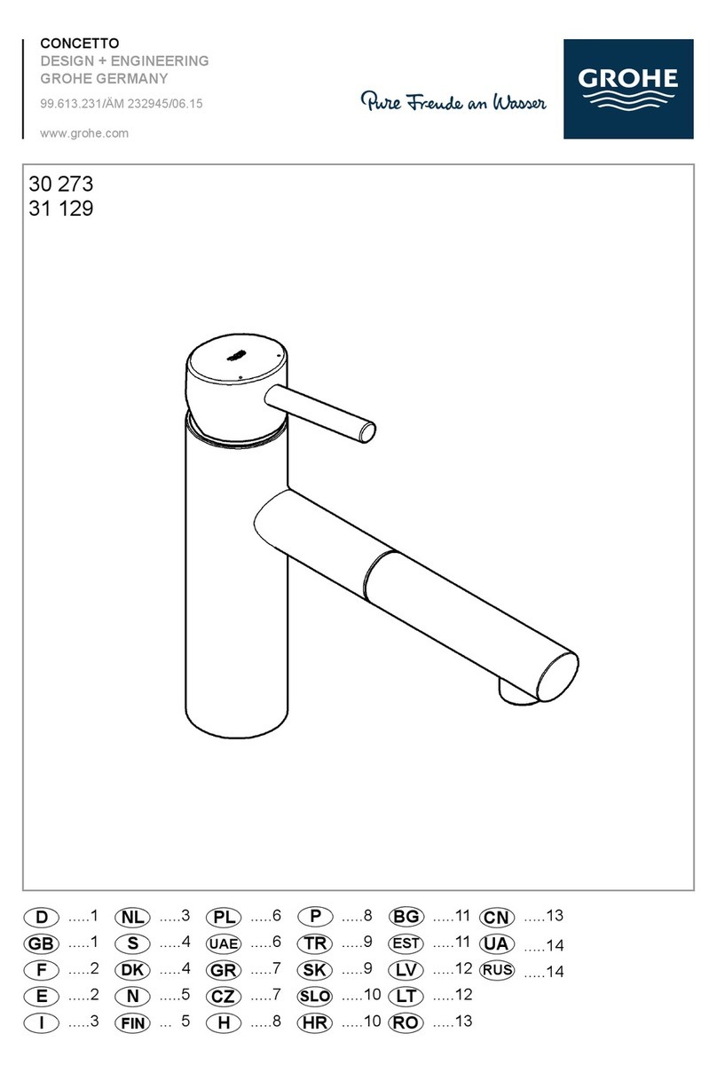 Grohe CONCETTO 30 273 User manual