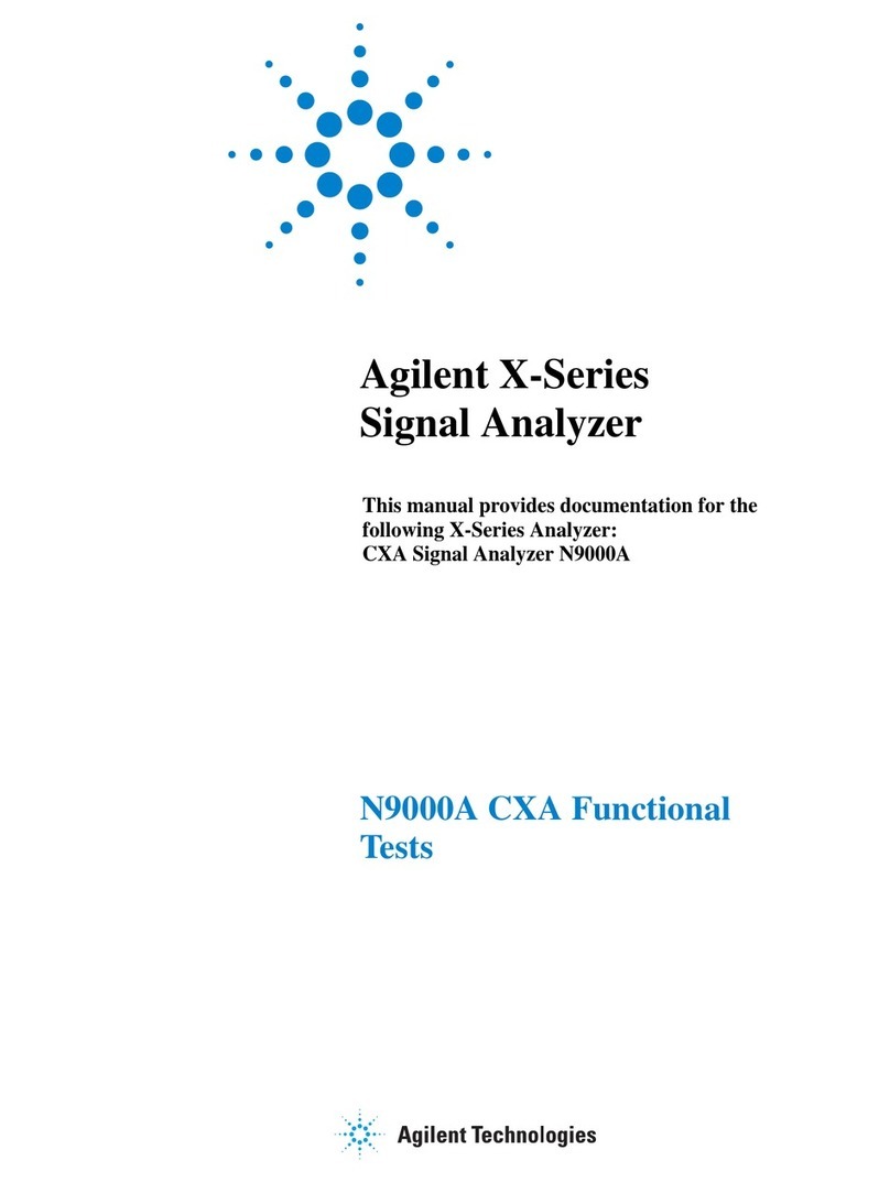 Agilent Technologies X Series User manual Agilent Technologies X Series User manual
