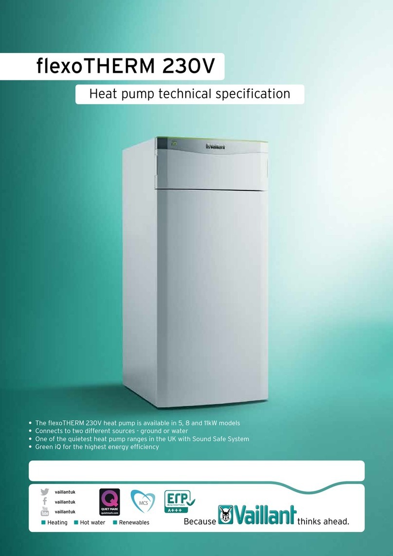 Vaillant flexo THERM 230V Technical specifications