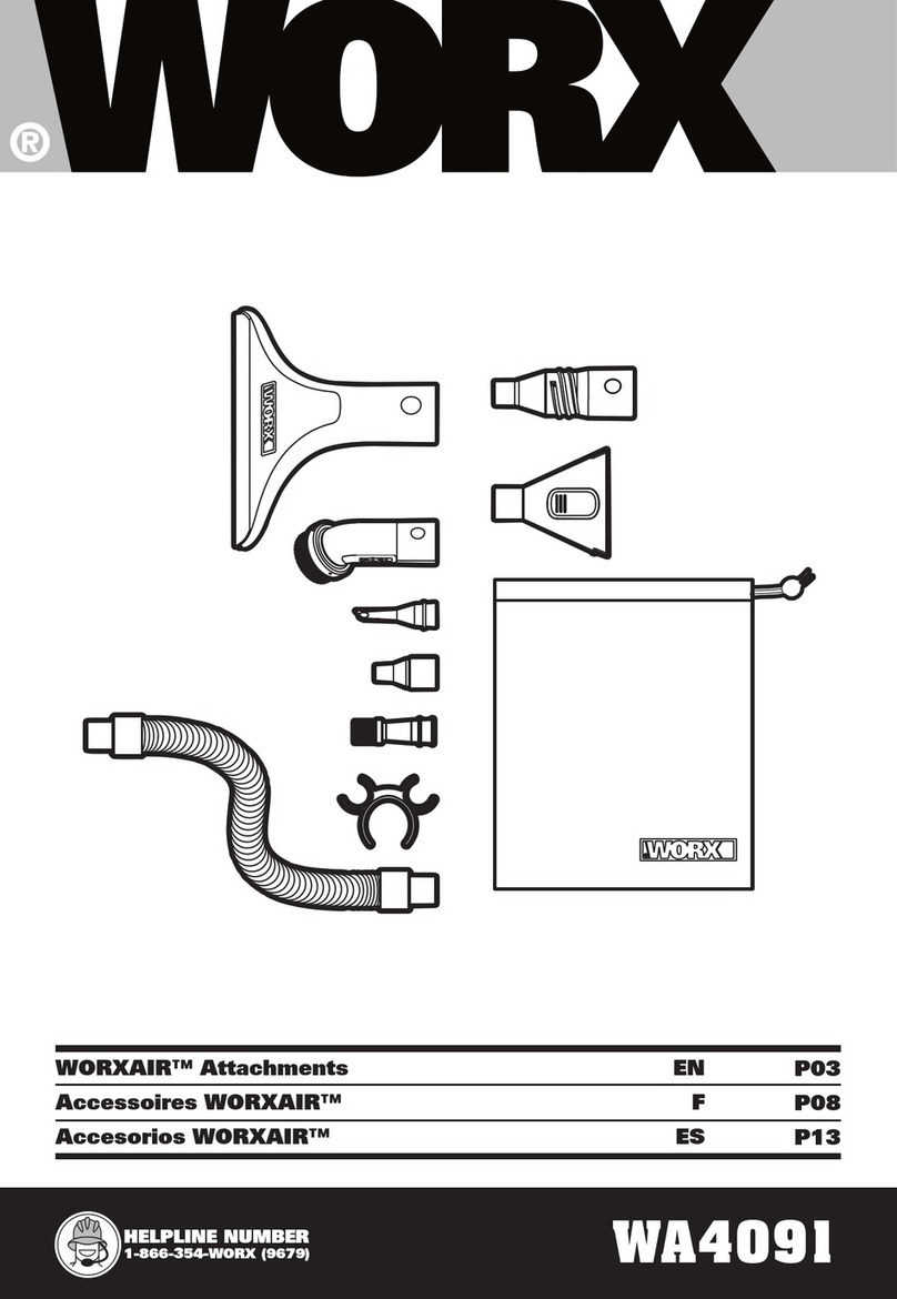 Worx WORXAIR WA4091 product manual