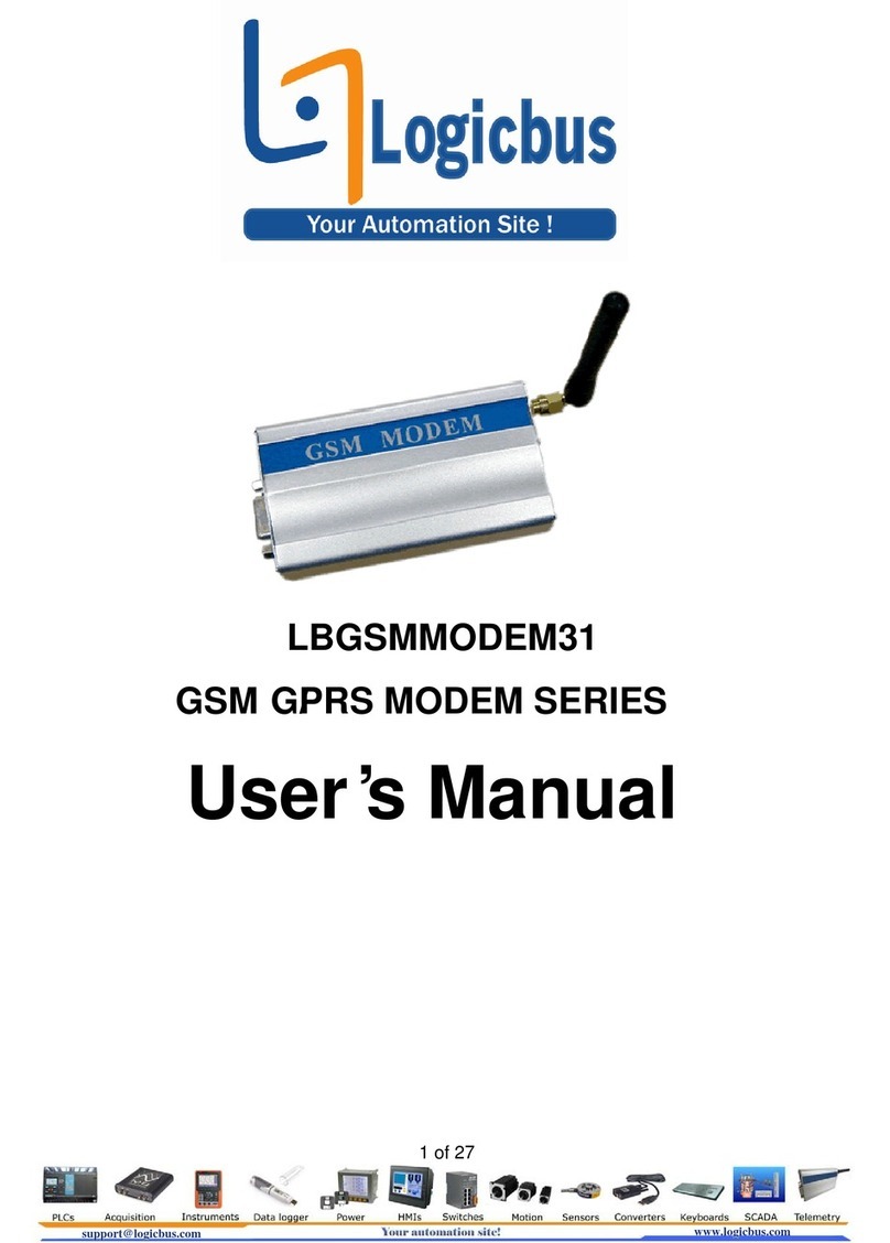 Logicbus LBGSMMODEM31 user manual