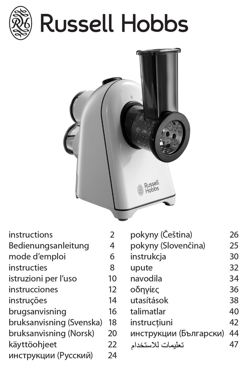Russell Hobbs 20345-56 instructions