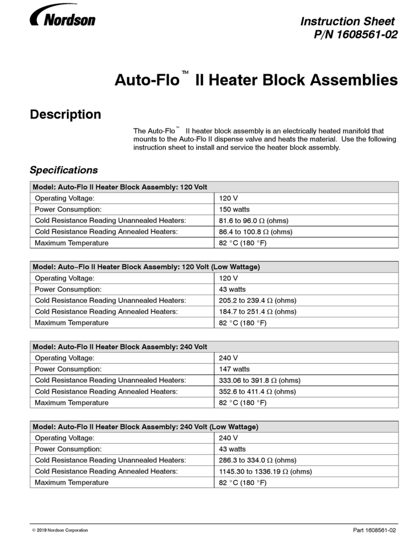 Nordson Auto-Flo II User manual