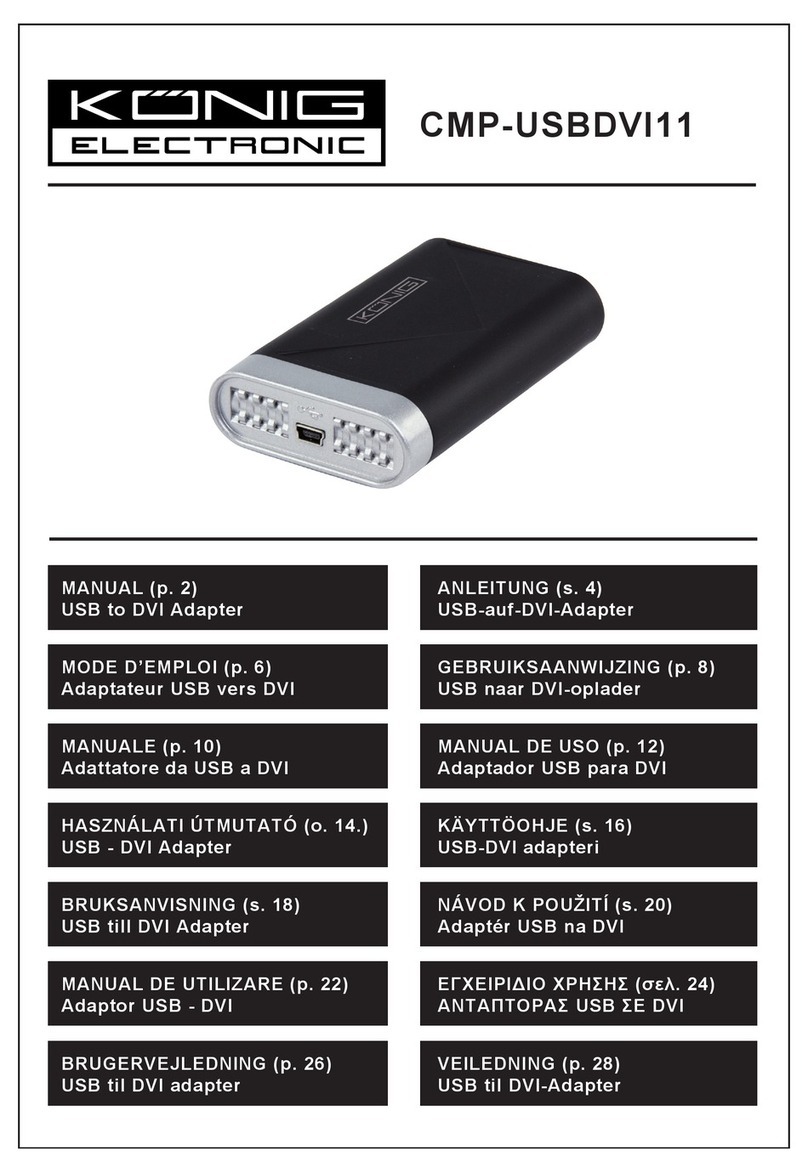 König CMP-USBDVI11 manual