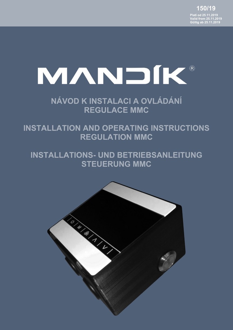 Mandik MMC Installation and operating instructions