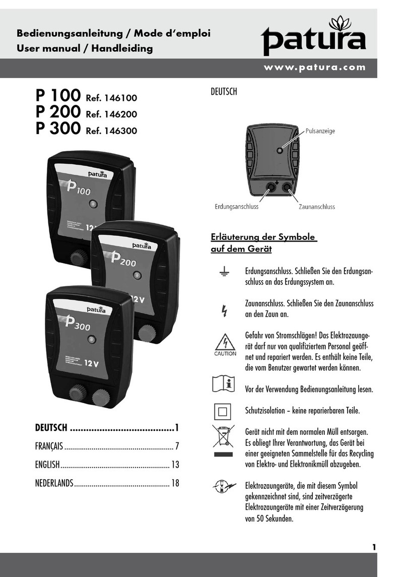 patura P100 user manual