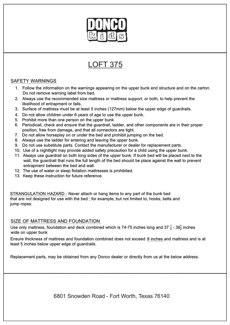 Donco 375 User manual