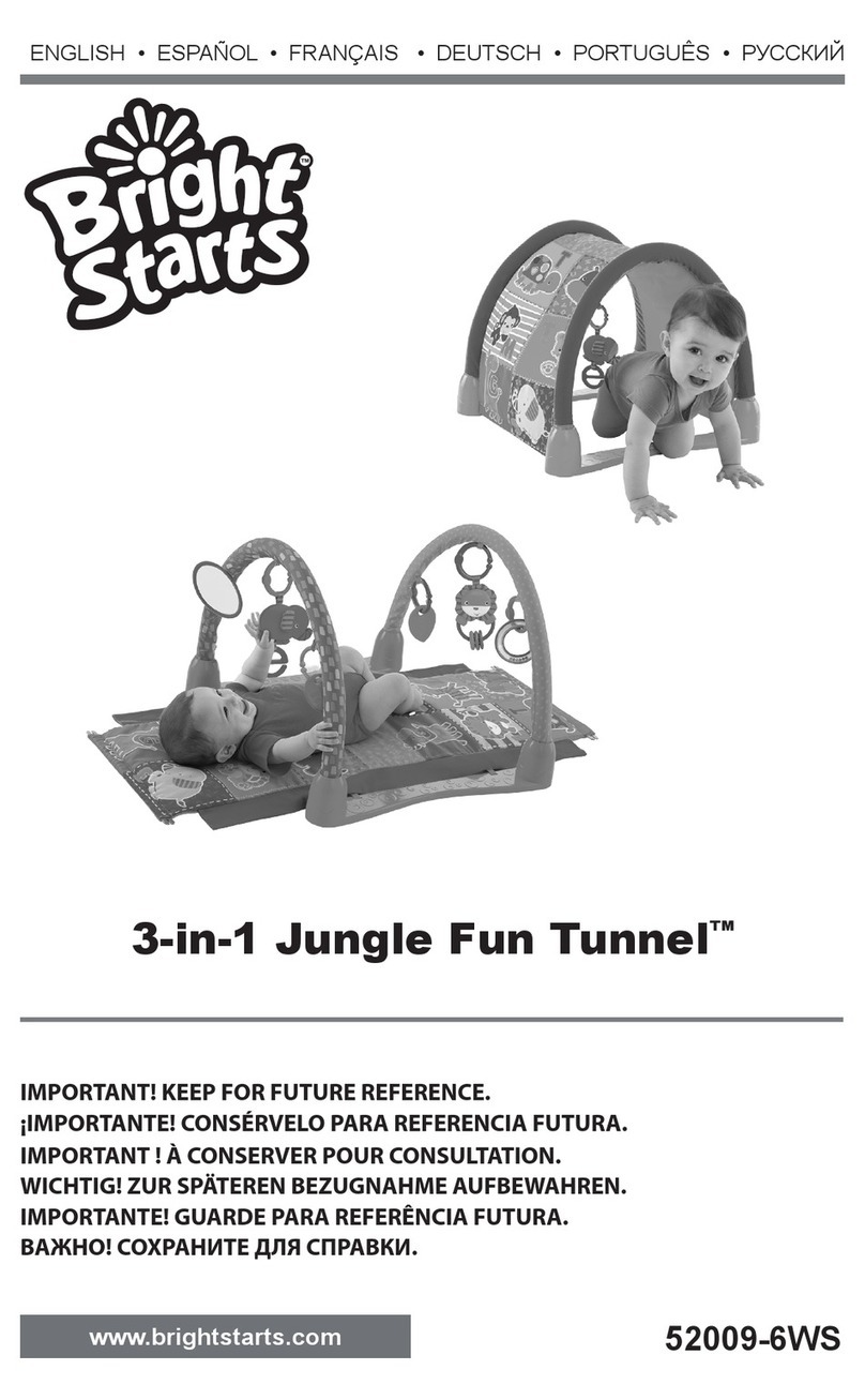 Bright Starts Jungle Fun Tunnel manual