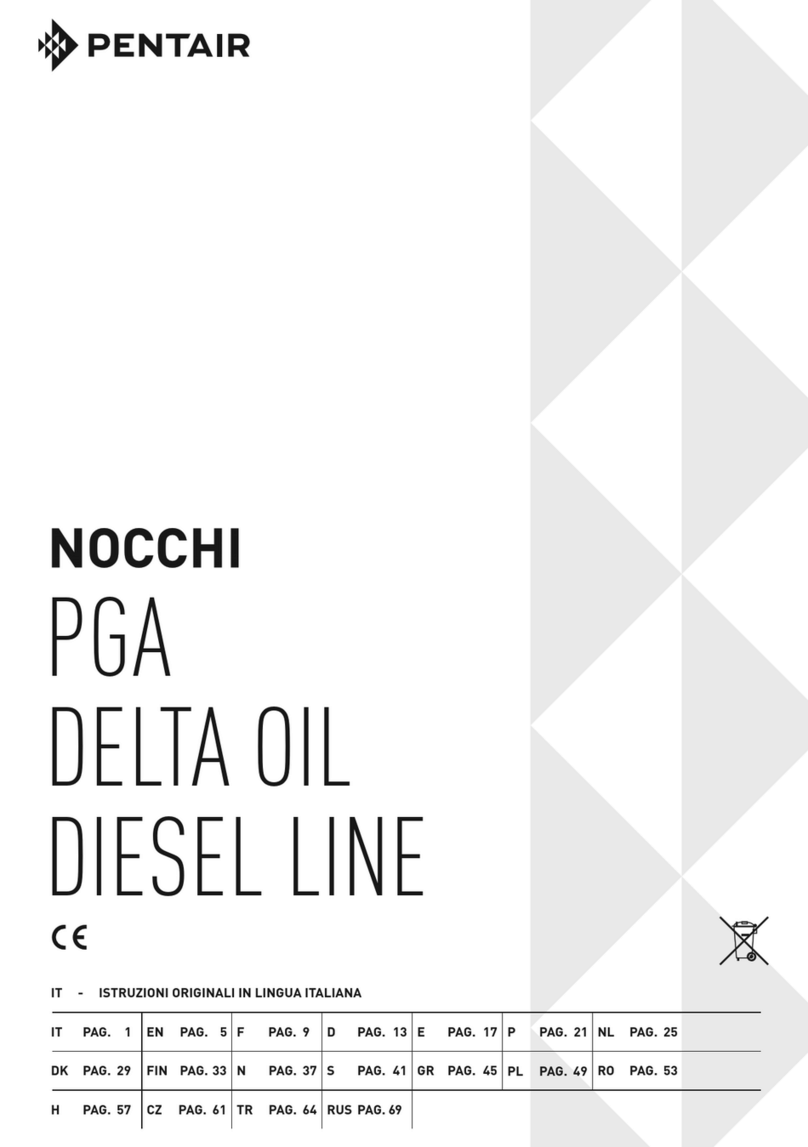 Pentair Nocci PGA 60-40 User manual