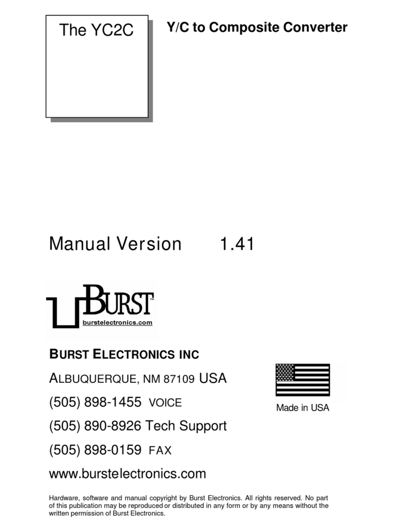 Burst Electronics YC2C manual