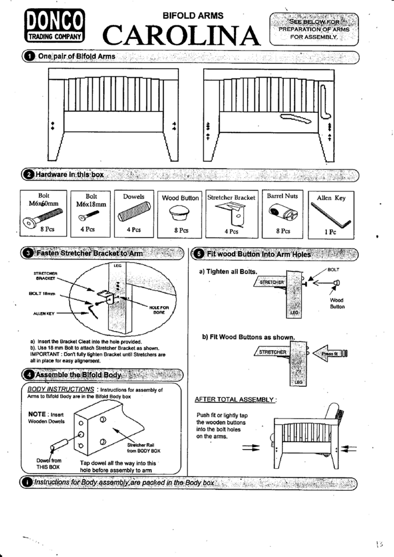 Donco CAROLINA User manual