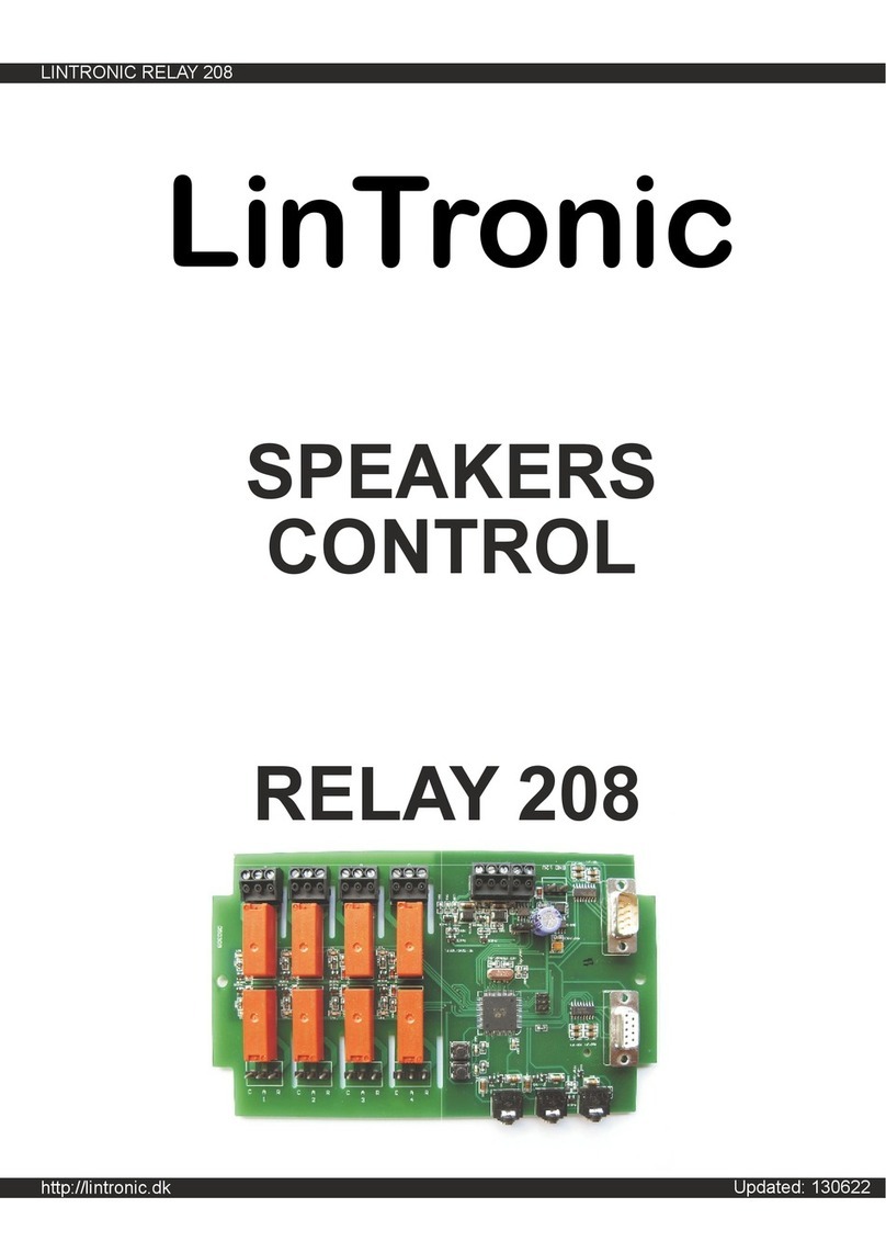 LinTronic 208 manual