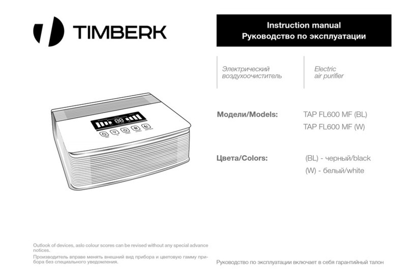 Timberk TAP FL600 MF BL instruction manual