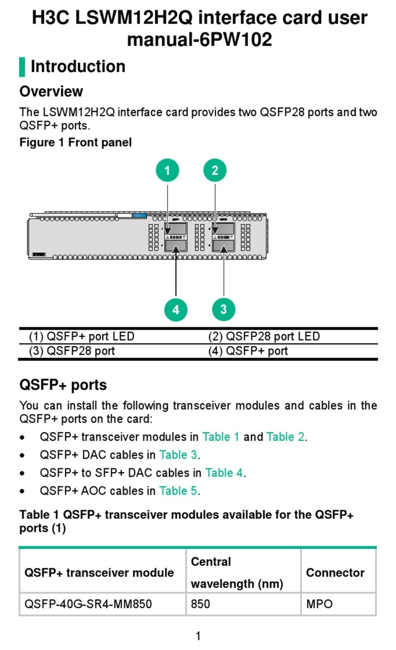 H3C LSWM12H2Q user manual