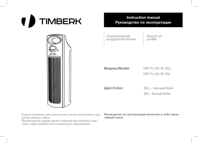 Timberk TAP FL150 SF BL User manual