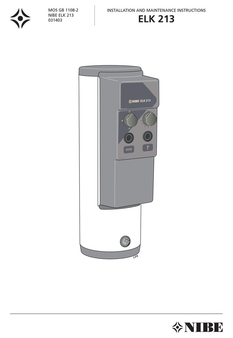 Nibe ELK 213 Installation and maintenance instructions