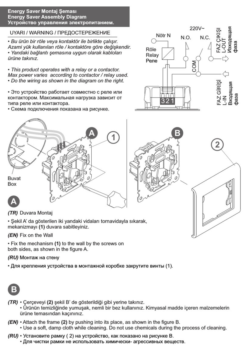 Makel Energy Saver Assembly Diagram