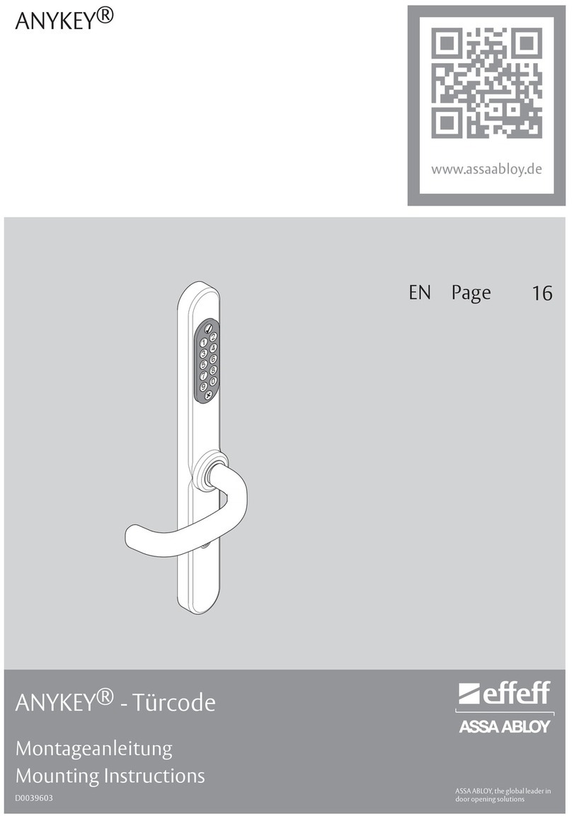 Assa Abloy effeff ANYKEY User manual