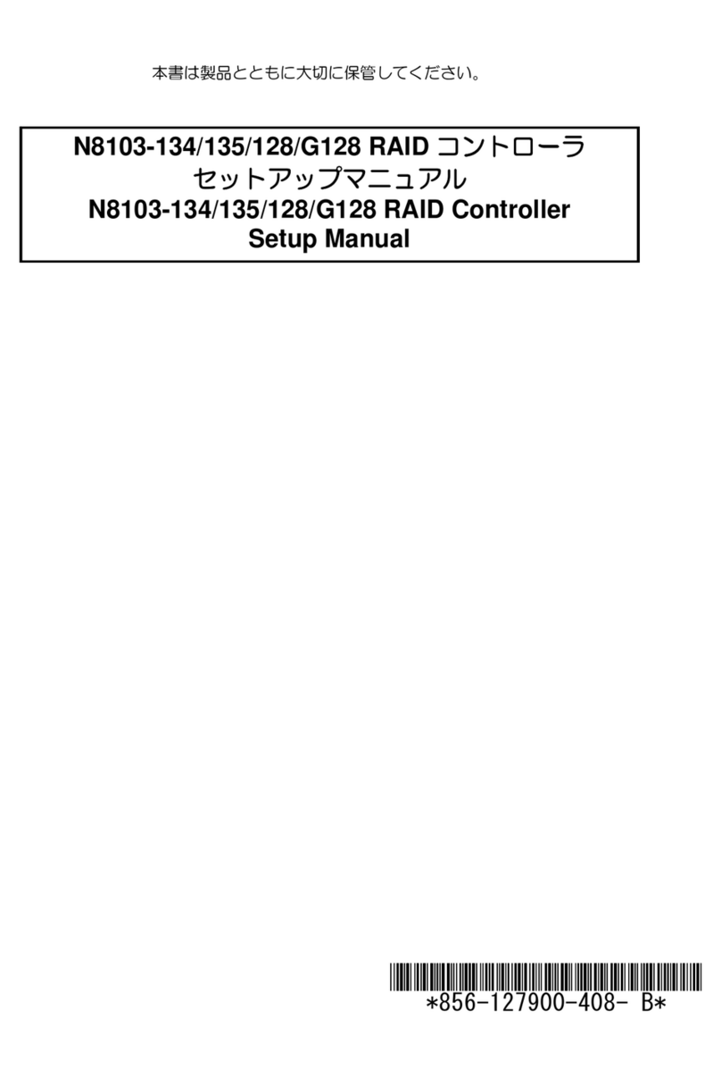 RAID N8103-134 Setup manual