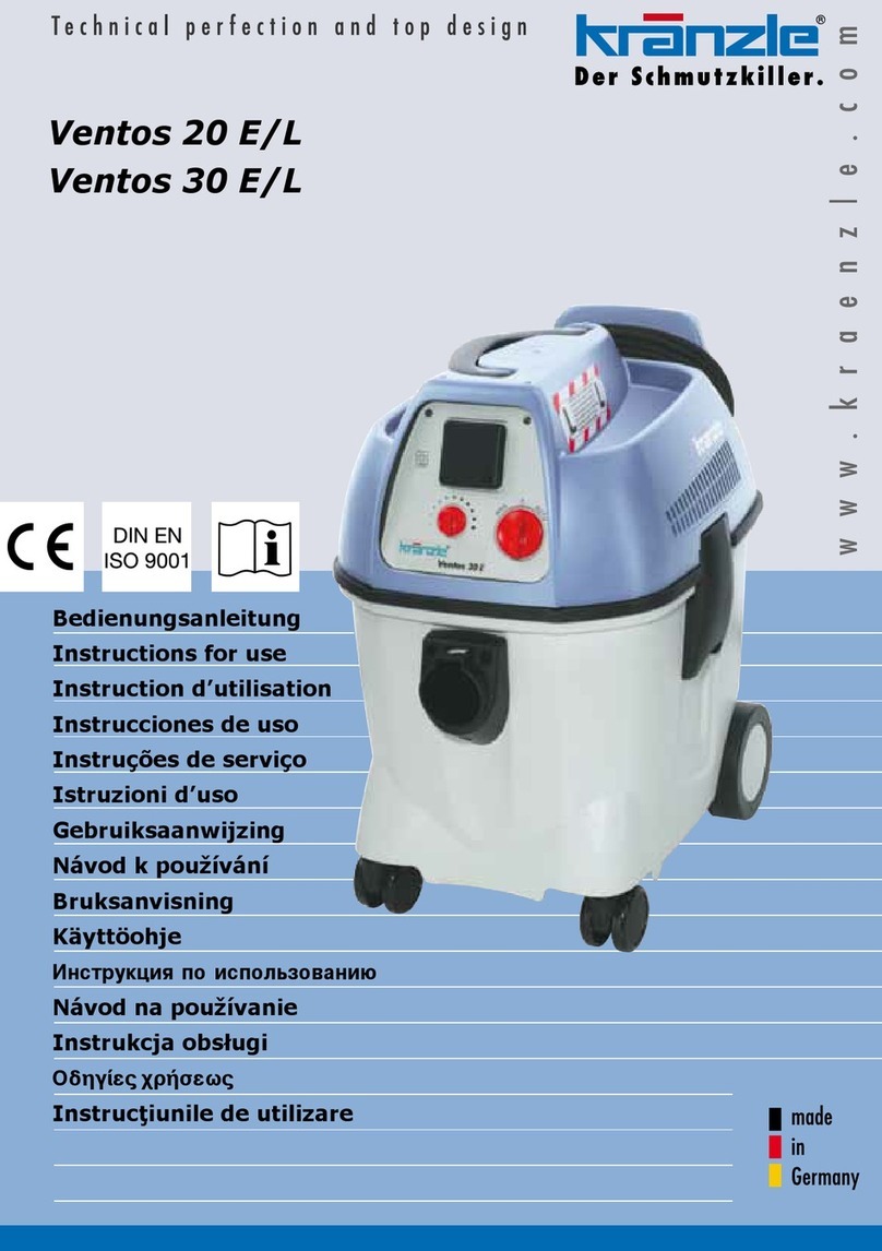 Kränzle Ventos 20 E/L Instructions for use